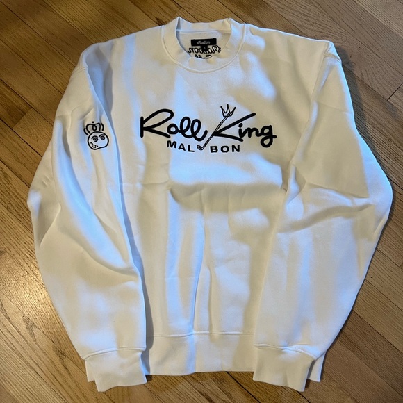 MALBON ROLL KING CREW FLEECE - Picture 1 of 4